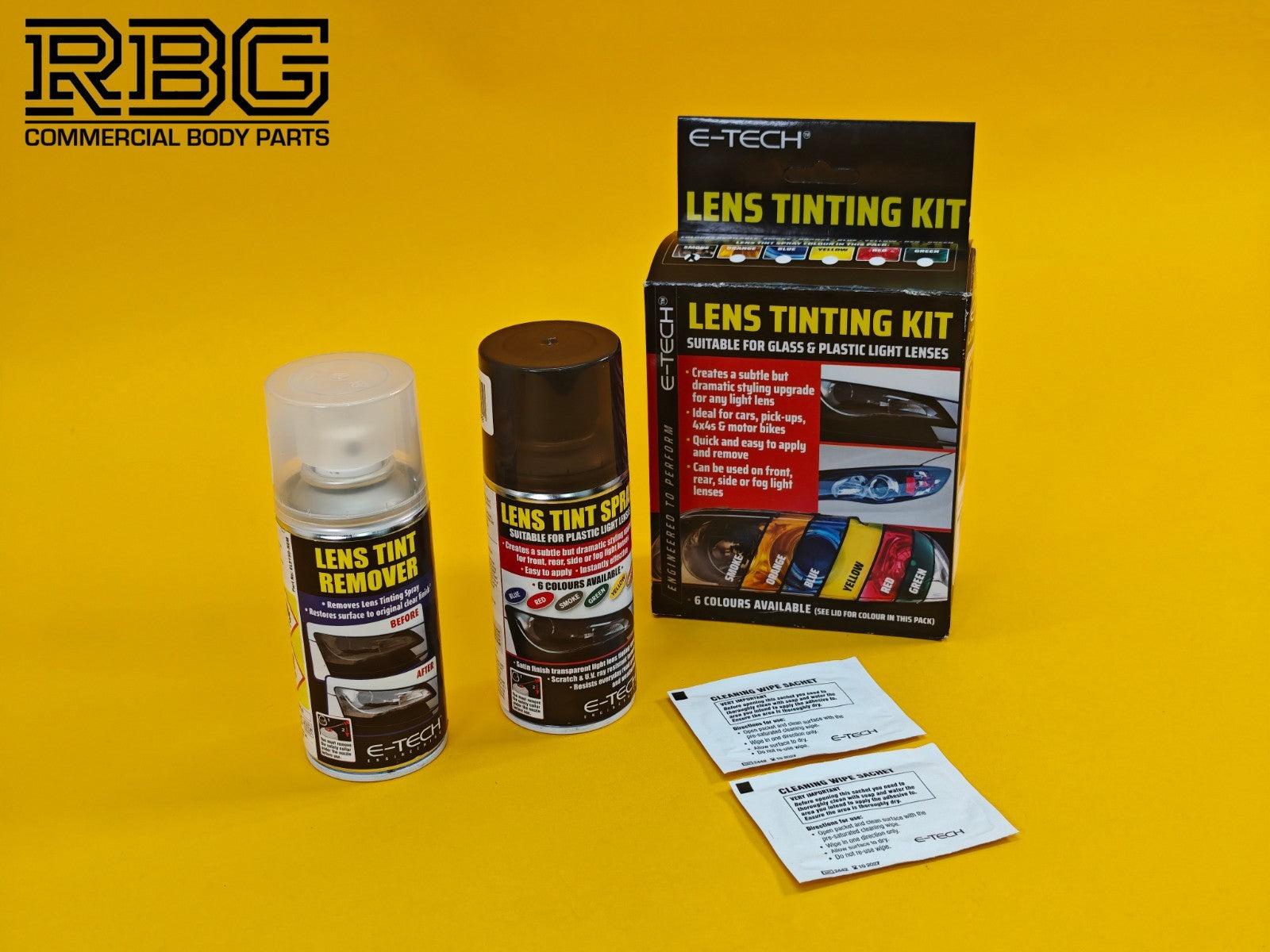 Smoke Black Lens Tinting Kit Spray & Remover For Car Vehicle Glass Lamp E-TECH
