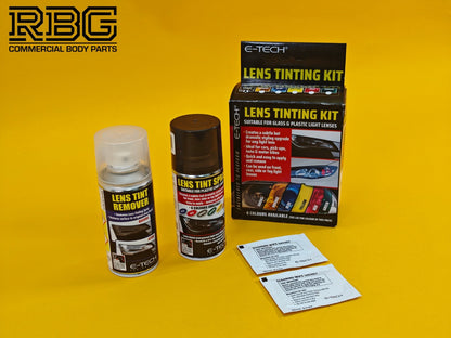 Smoke Black Lens Tinting Kit Spray & Remover For Car Vehicle Glass Lamp E-TECH