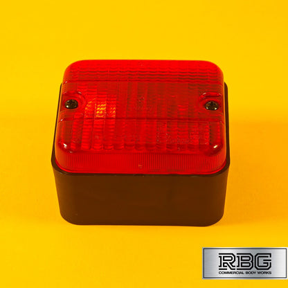 Rear Fog Bulb Light AJBA Red Universal Lamp For Trailer Caravan FR.20.001 Italy