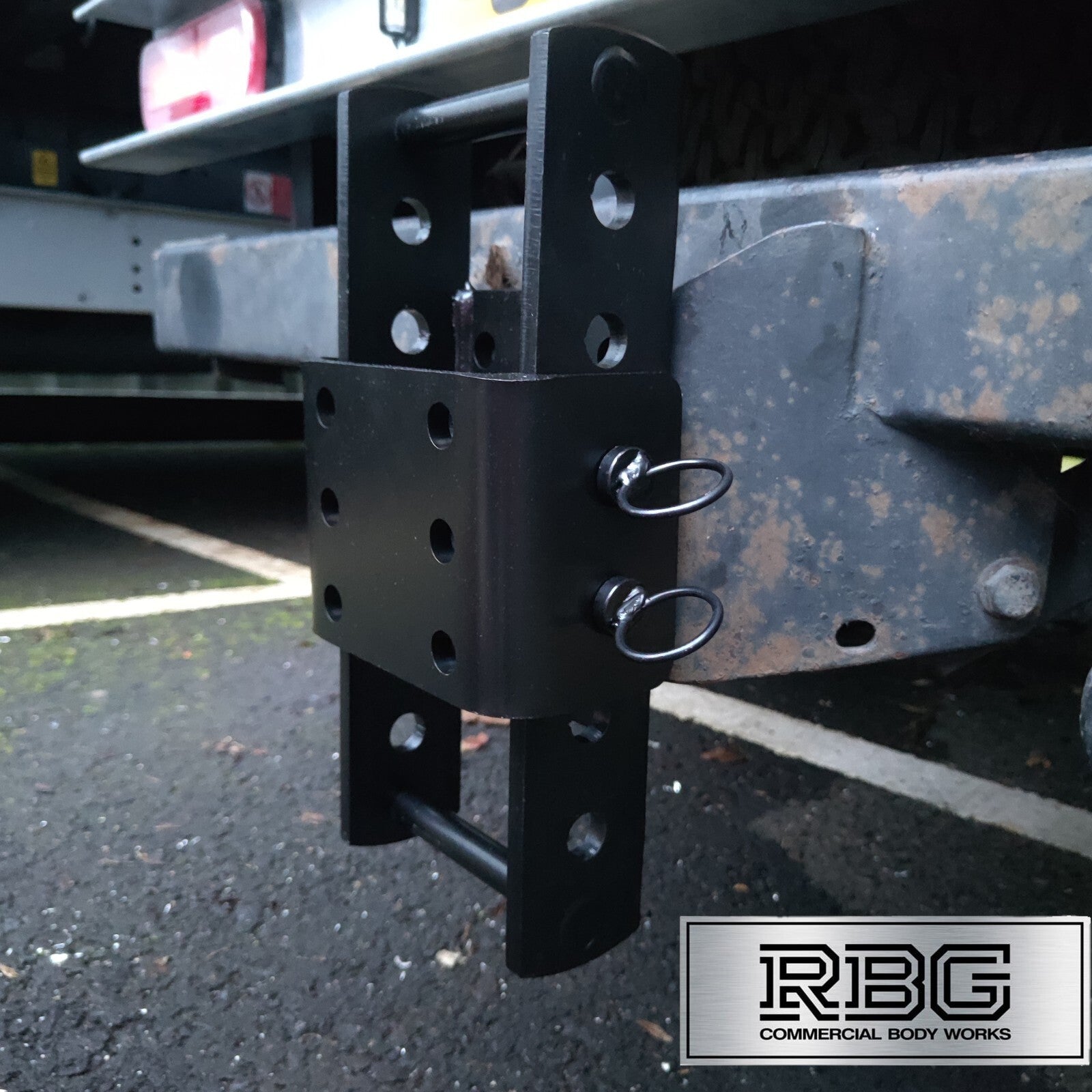 Towbar Slider Drop Plate Height Adjustable Coupling for Flange L 3500kg  Maypole