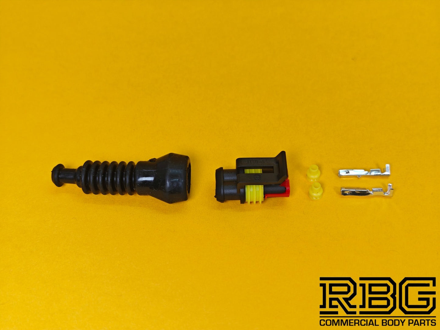 SuperSeal Connector Kit 2 Way Male With Protective Boot AMP Wiring Waterproof TE