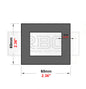 ALUMINIUM SQUARE BOX SECTION Various Sizes In Metric & Inch Free UK Delivery