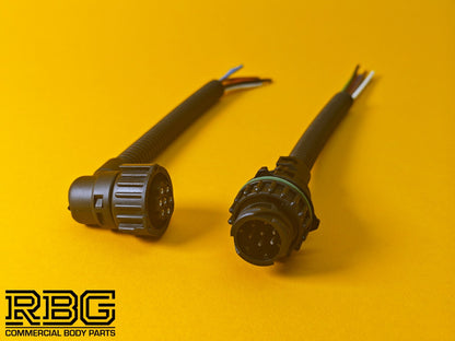 6/7 Pin Connector Plug Male + Female Rear Light SPRINTER, IVECO, MAN... Trucks