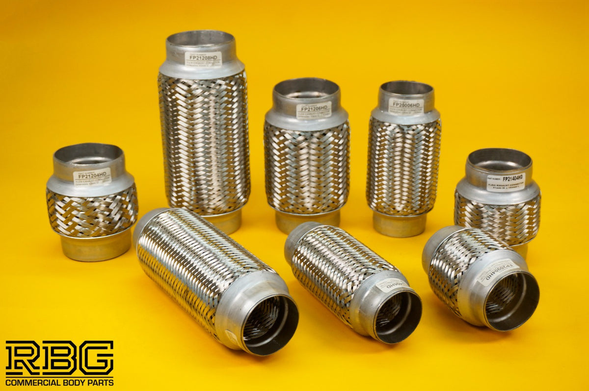 Flexible Exhaust Connector Joint Weld On Repair Flexi Pipe Tube - VARIOUS SIZES
