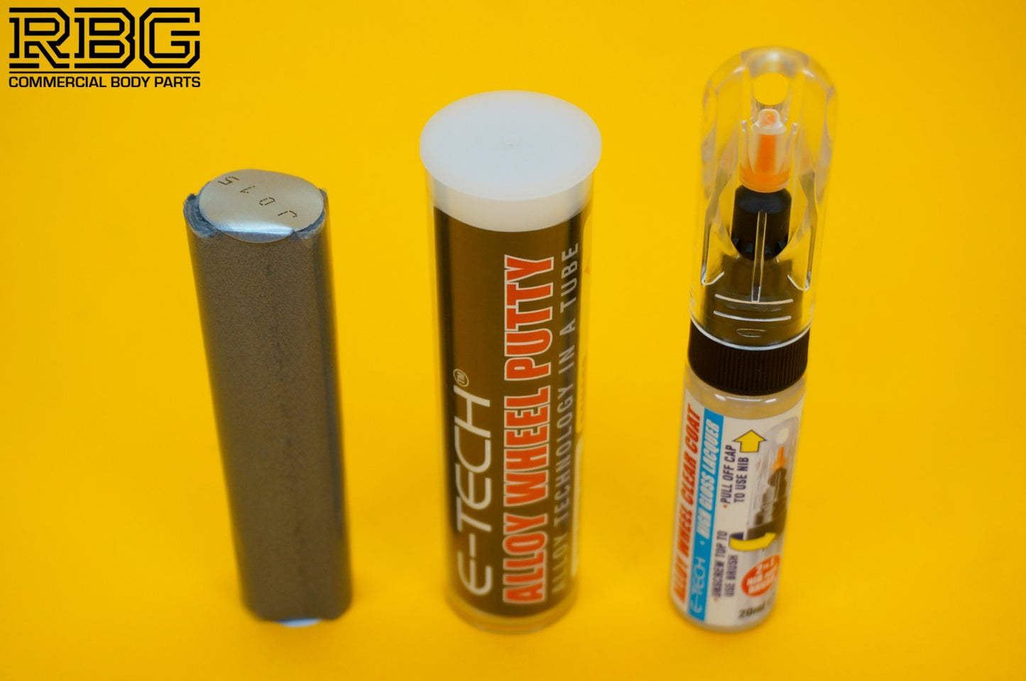 Clear Coat Lacquer Touch-Up Stick + Allow Wheel Repair Putty Filler 10cm Tube