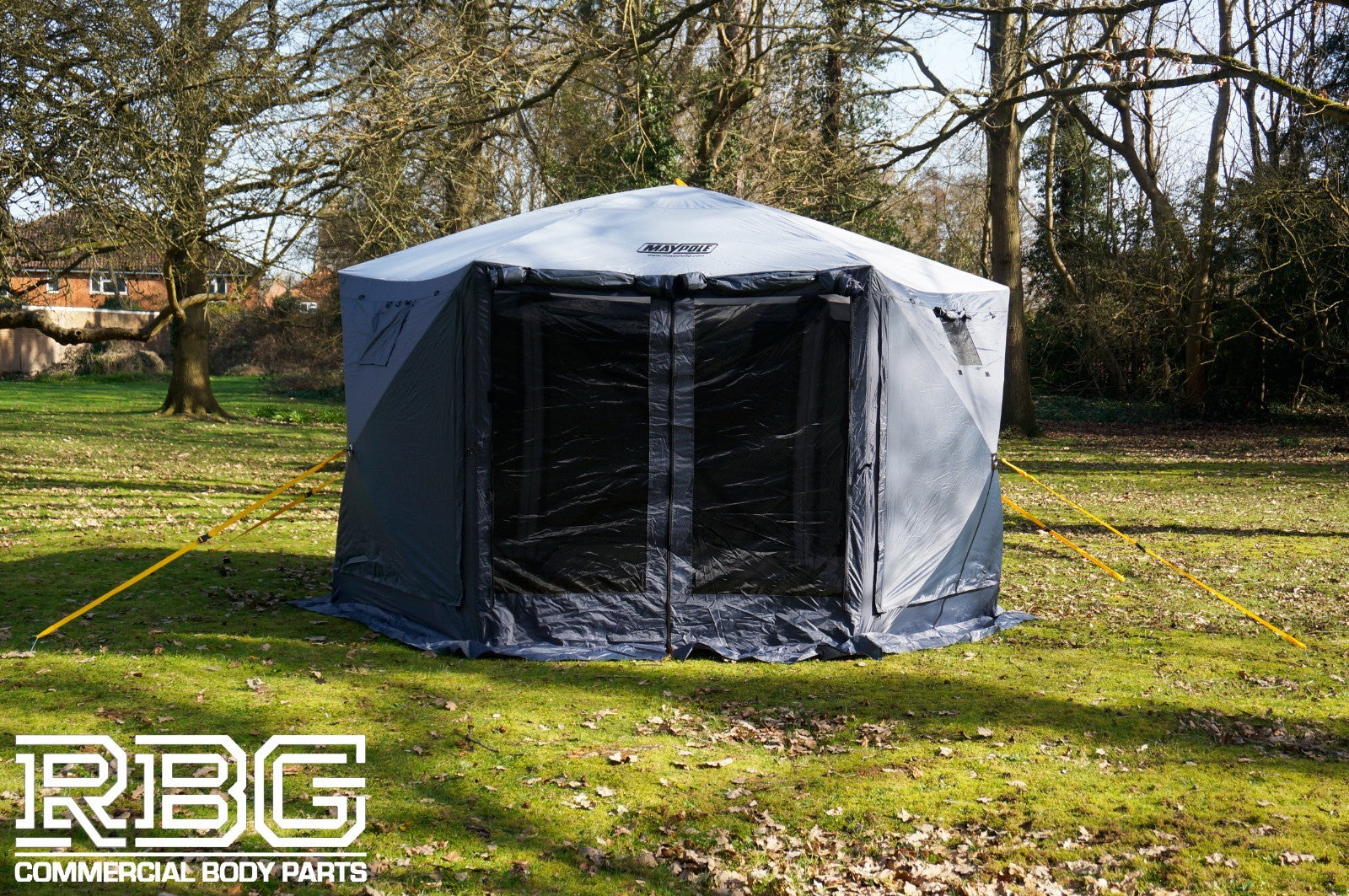 Pop Up Screen House + Utility Shower Tent Outdoor Camping Gazebo 6 Sided Shelter