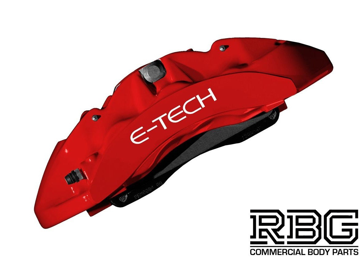 Brake Caliper Paint Kit RED Paint + Cleaner + Brush E-TECH For Car Vehicle UK