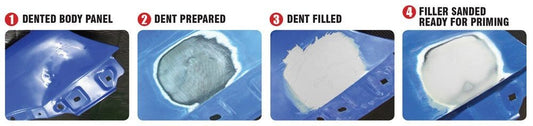 Advanced Body Filler Car Bodywork Anti Rust Dent Gouge Splits Scratches Repair