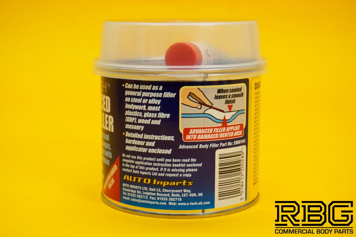 Advanced Body Filler Car Bodywork Anti Rust Dent Gouge Splits Scratches Repair