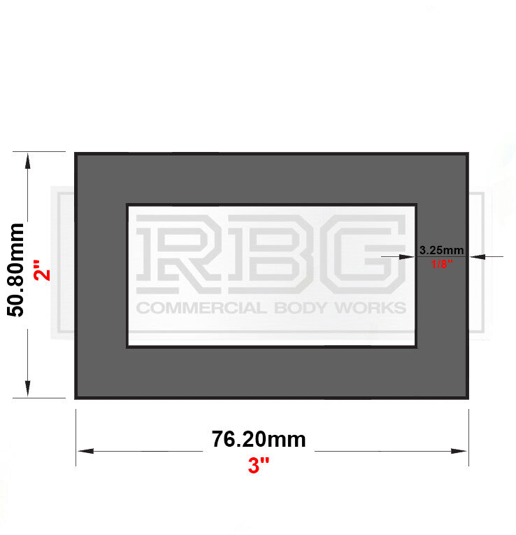 ALUMINIUM RECTANGULAR & SQUARE BOX SECTION VARIOUS SIZES In METRIC & INCH UK