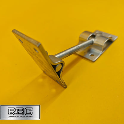 Door Retainer 105mm Hook & Catch Plate Horsebox Trailer Truck Caravan Barn 1Pc