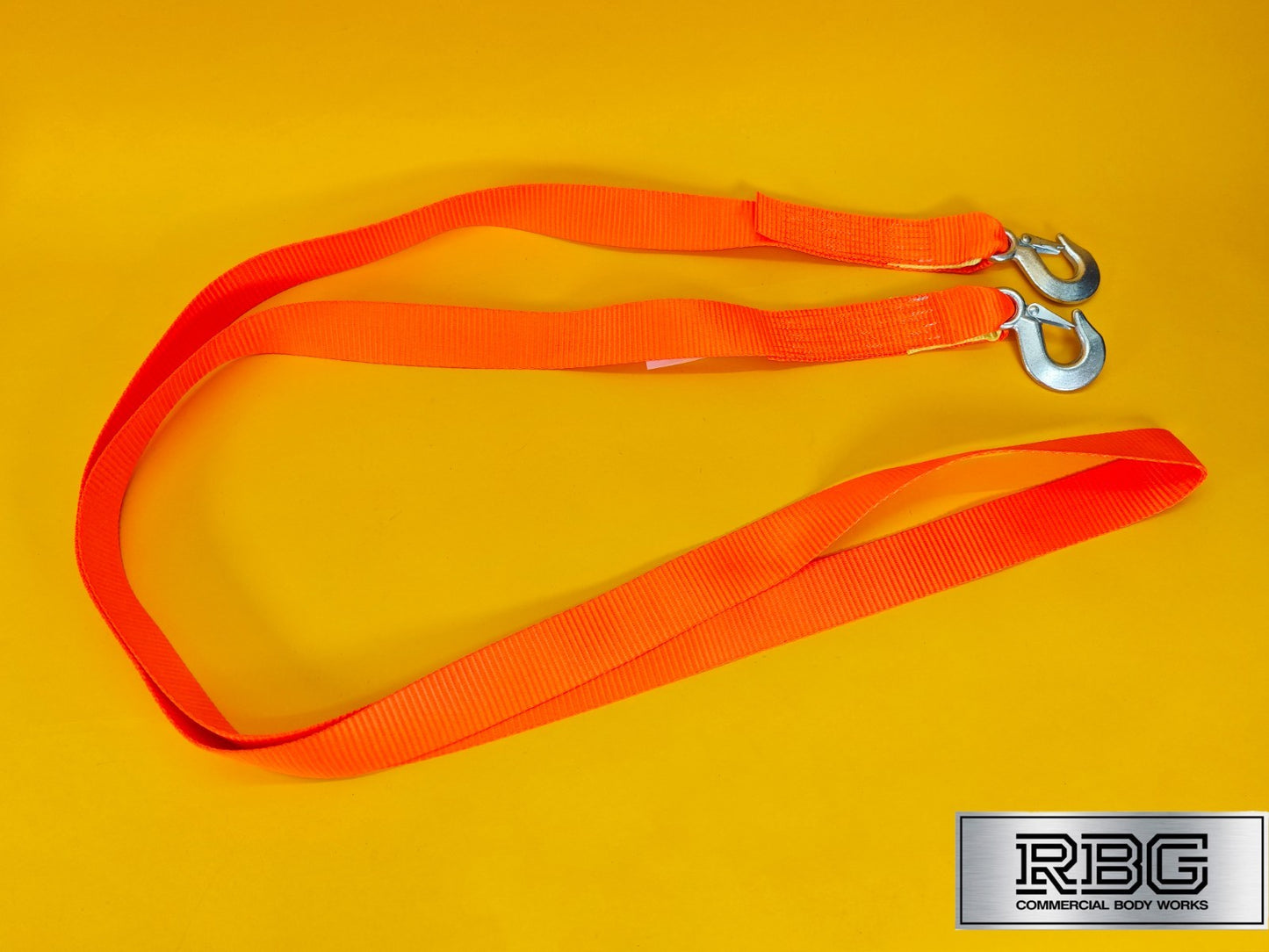 Recovery Towing Strap 4T Heavy Duty 2 Forged Steel Hooks Pull Rope 3.5m x 50mm