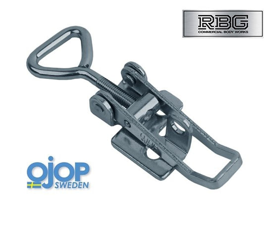 1x Over Centre Fastener OJOP + Catch Plate SMALL LOCKING Trailer Truck Caravan
