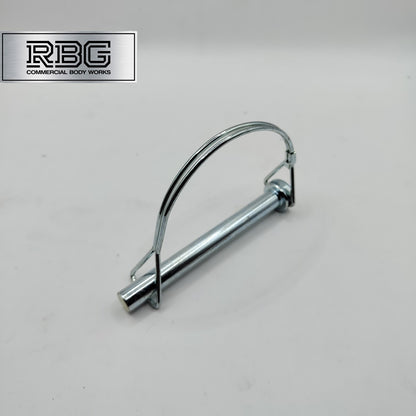 2x D Lock Pins 11X100MM Wire Shaft Clip Lynch Linch Trailer Tractor Taw Locking