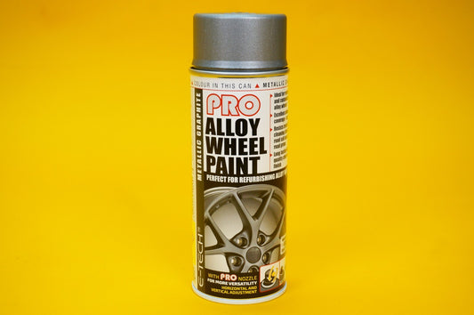 PRO Alloy Wheel Paint METALLIC GRAPHITE GREY Refurbish & Refresh Spray E-TECH
