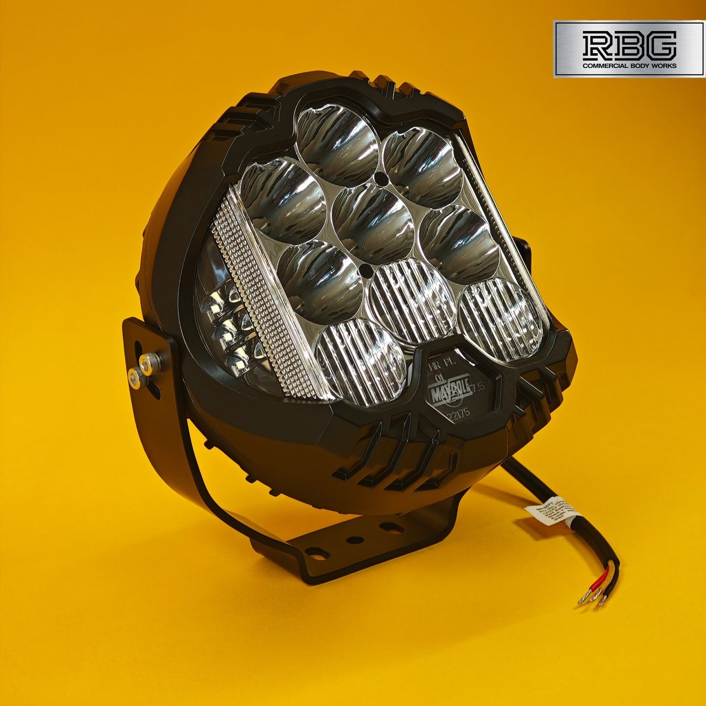 LED Driving Light 9" Inch Spot Flood Dual Beam Long Distance Round Light 12/24V