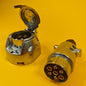 Aluminium Socket + Plug 7 Pin 12N Type For Trailer Caravan Towing 12V Towbar
