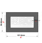 ALUMINIUM RECTANGULAR & SQUARE BOX SECTION VARIOUS SIZES In METRIC & INCH UK