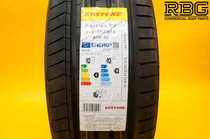 Kustone Tyre 225/40ZR18 92W XL Passion P9 225 40 18 High Performance BRAND NEW