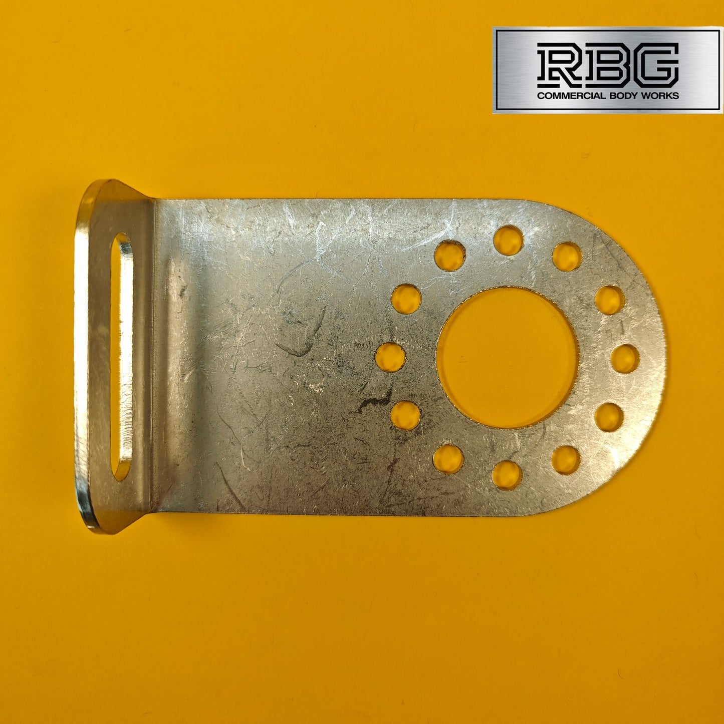 Right Angle Towbar Socket Plate 7 or 13 Pin Heavy Duty Mounting Trailers No Slot
