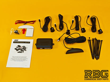 Reversing Parking Sensor Kit 12V Audible Warning Buzzer For Cars Vans Motorhome