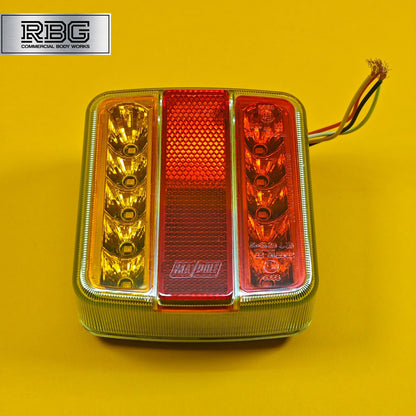 LED Square Combination Lamp for Trailer Caravan Truck Rear 12V Light 4 Function