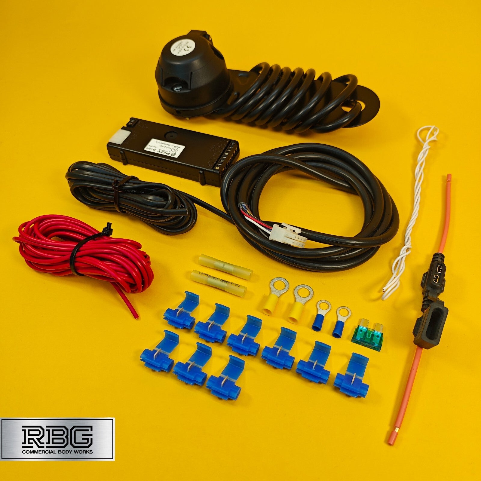 Universal 7 Pin Electric Towbar Wiring Kit PCT ZR2500 Relay 12N 7 Way Bypass UK