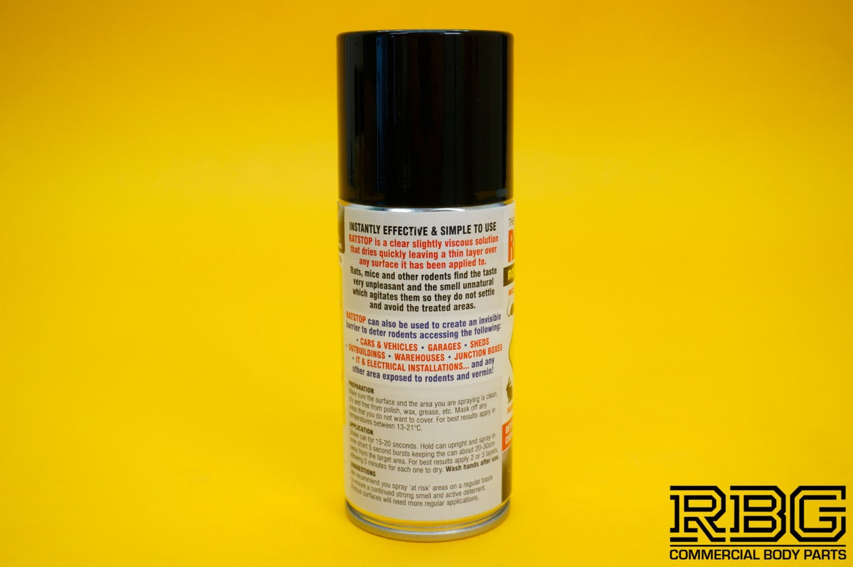 RATSTOP Rodent Vermin Deterrent Spray 150ml for Rat Rabbit Mice Squirrel E-TECH