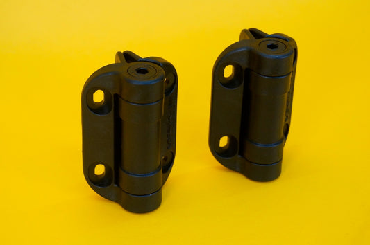 Adjustable Tension Door Hinges PAIR Self Closing Garden Fence Gate Hinges 8 Mode