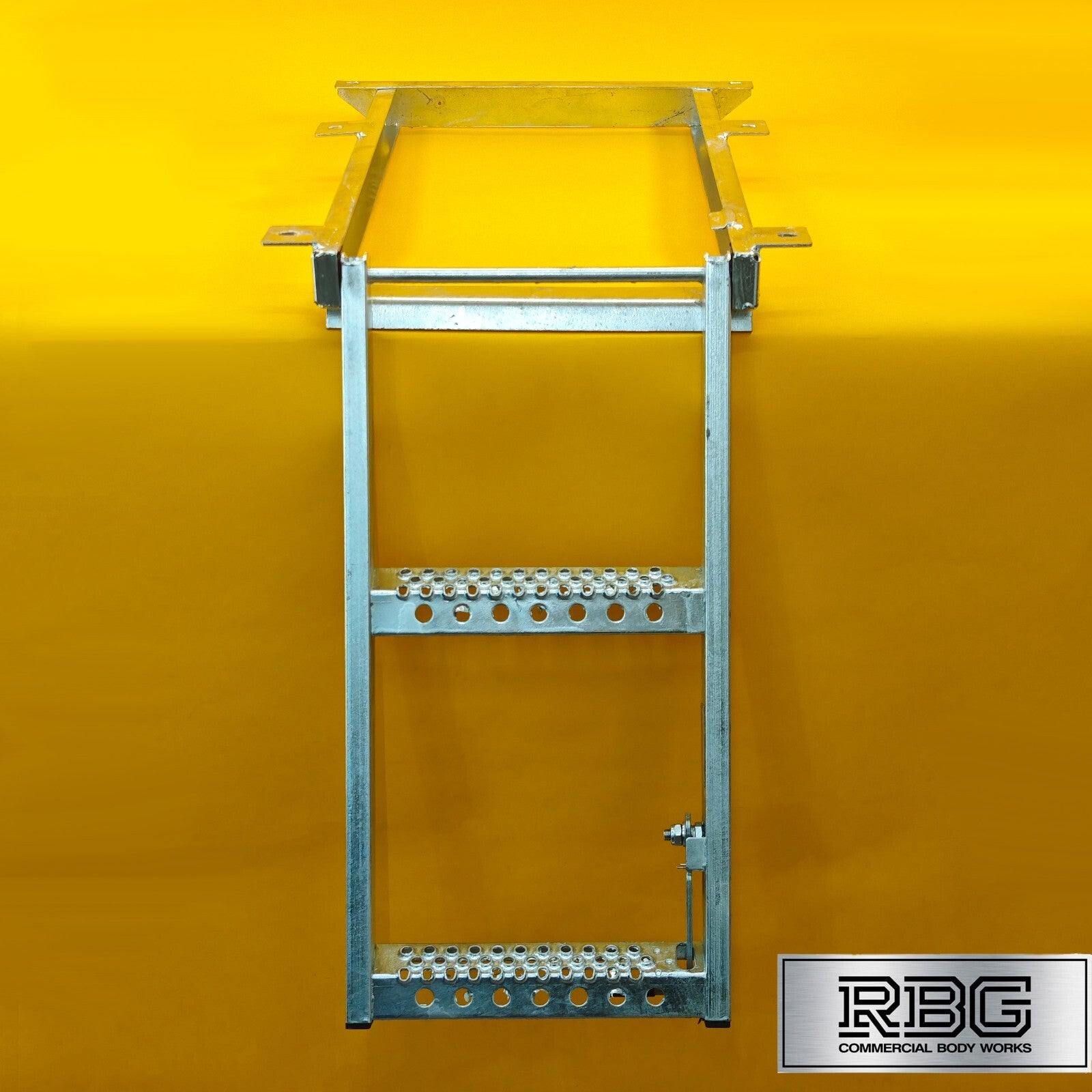 Pull Slide Out Step 2 Rung Underfloor Access Ladder Tipper Truck Trailer Steel