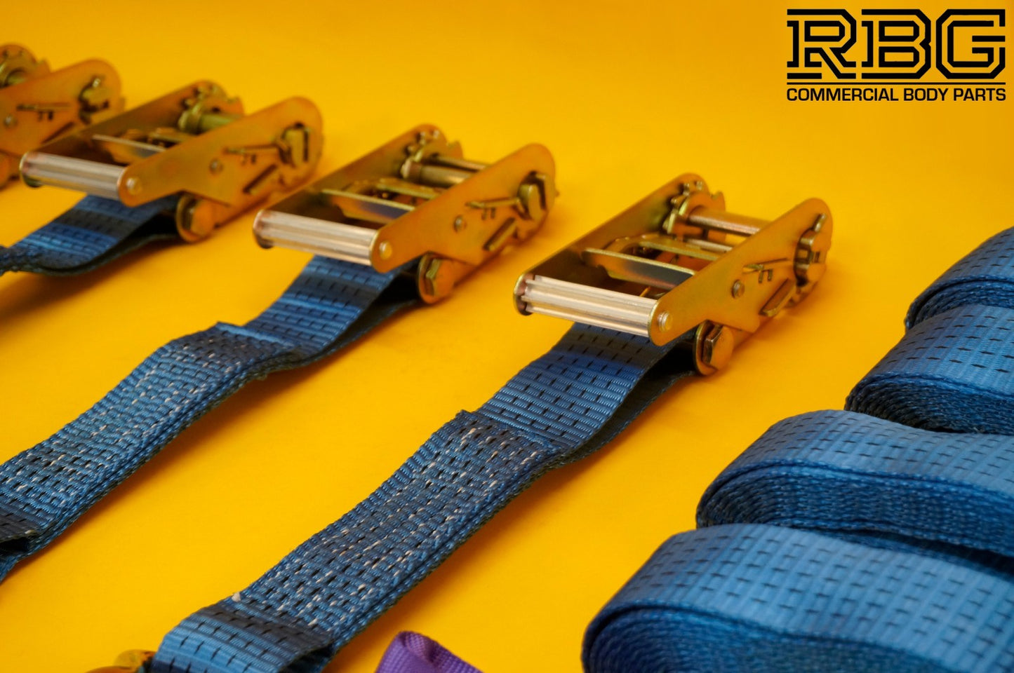 Recovery Ratchet Strap 4Pc SET 5T 4mx50mm + Winching Assistance Strap 1.5mx50mm