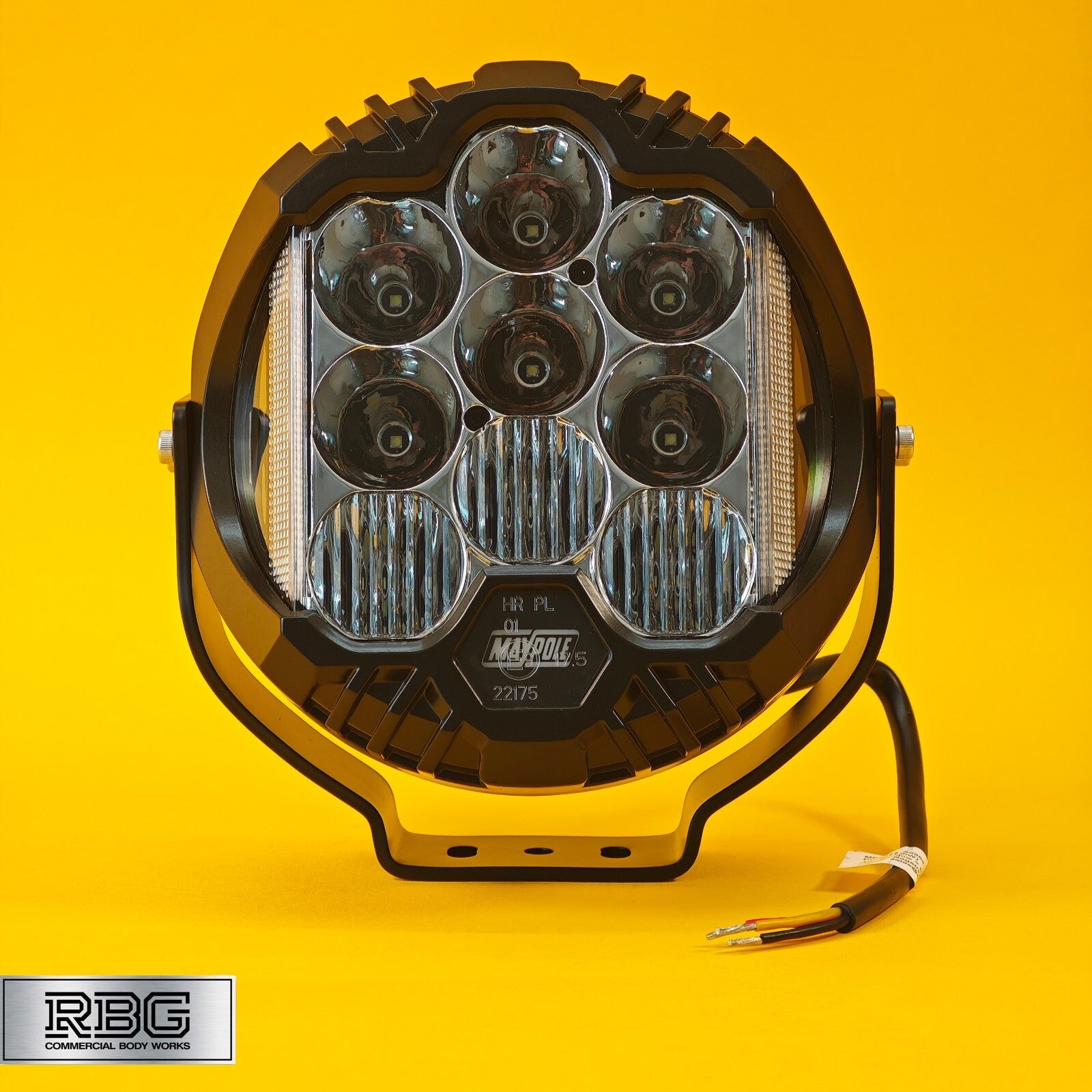 LED Driving Light 9" Inch Spot Flood Dual Beam Long Distance Round Light 12/24V
