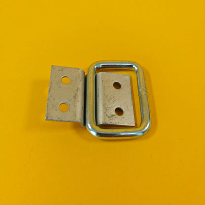 2x Square Lashing Ring & Cleat Zinc Plated for Trailer Caravan Horsebox Truck