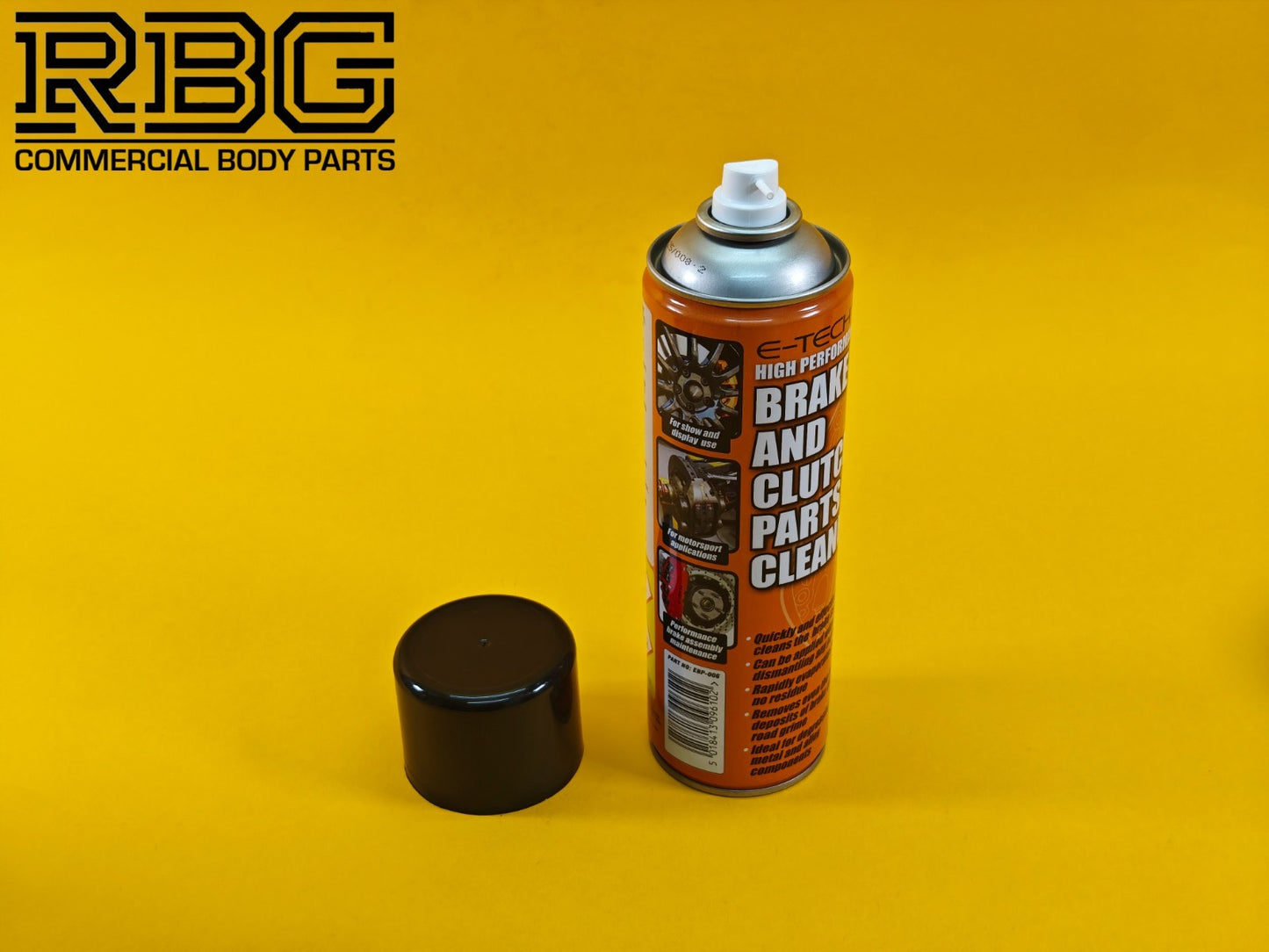Brake Caliper Paint Kit BLACK Paint + Cleaner + Brush E-TECH For Car Vehicle UK