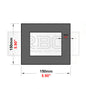 ALUMINIUM RECTANGULAR & SQUARE BOX SECTION Various Sizes Metric Free UK Delivery