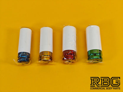 Sockets Set Alloy Wheel Nuts Sleeved Protective Sockets 4 piece 17, 19, 21, 22mm