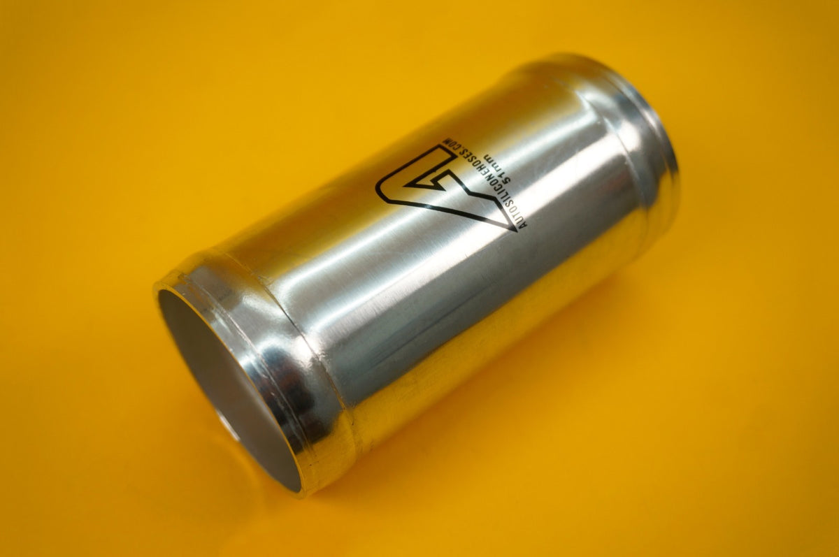 Alloy Hose Joiners 100mm Straight Swaged Connector Beaded Pipe - VARIOUS SIZES