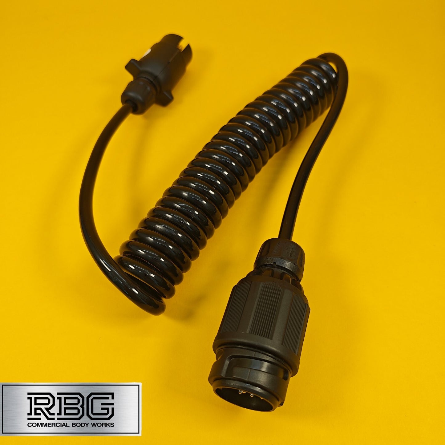 Conversion Lead 7 to 8 Pin Plug 2.5m Curly Cable Wire 13 Pin Type Towing Trailer