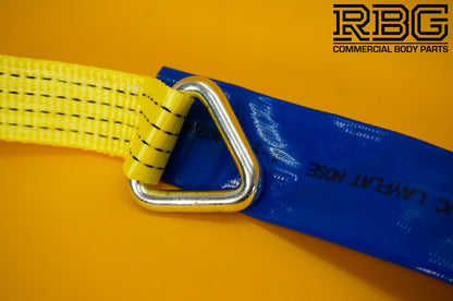 Winching Assistance Straps 1.5m x 50mm Webbing Winch Brother 4Ton Breakaway Claw