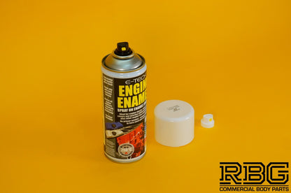Engine Enamel Spray RED Coating 400ml E-TECH Heat Resistant Paint Car Vehicle