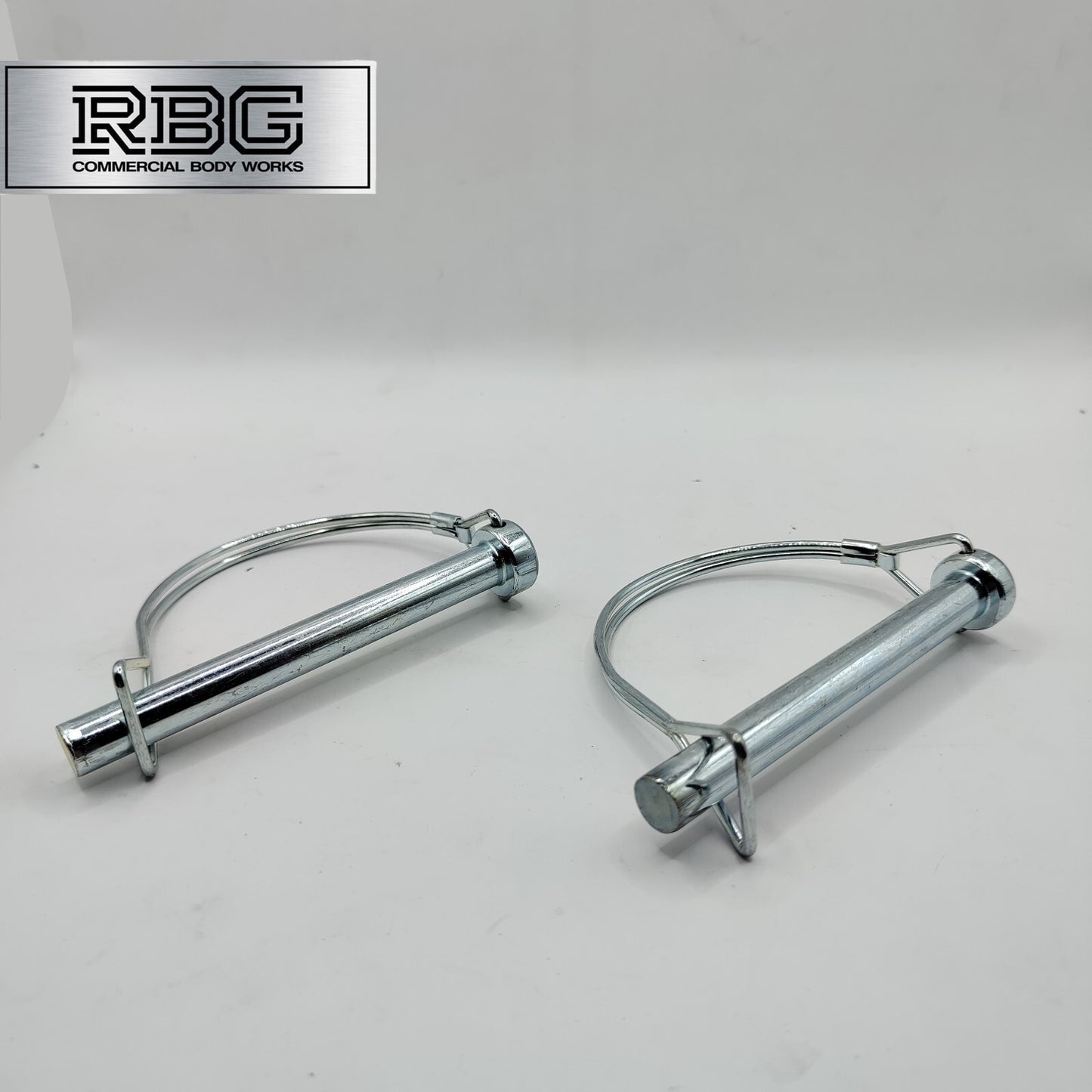 2x D Lock Pins 11X100MM Wire Shaft Clip Lynch Linch Trailer Tractor Taw Locking