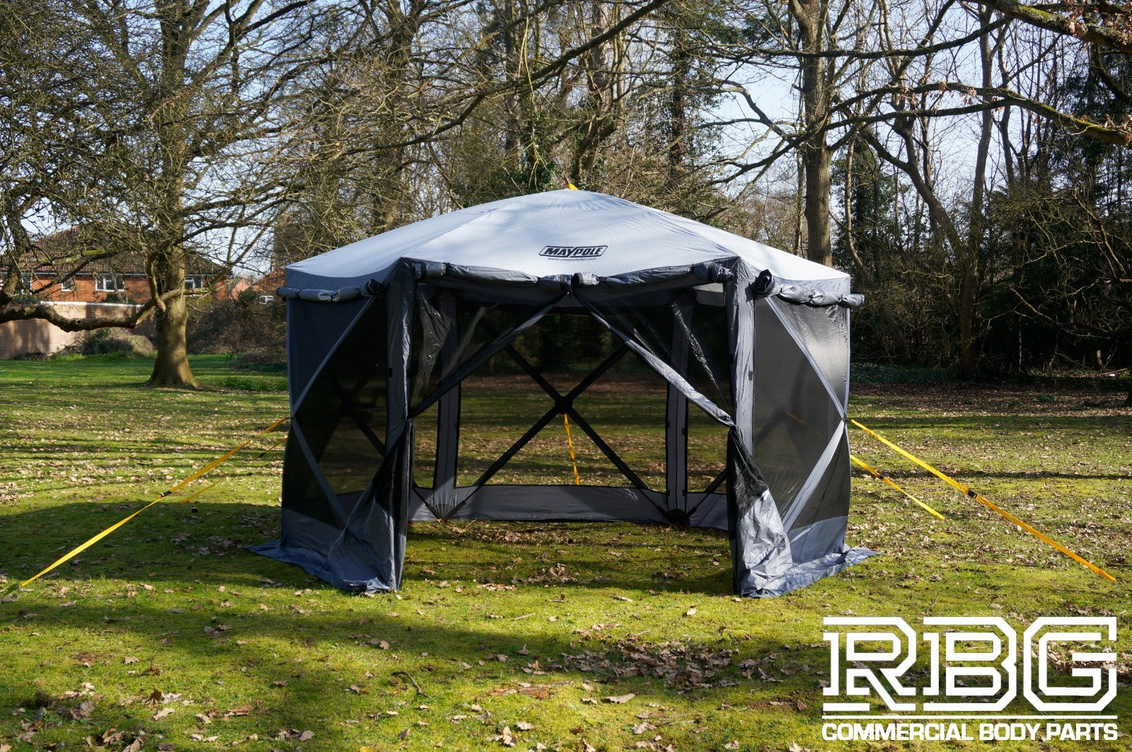 Pop Up Screen House + Air Event Shelter & Utility Shower Tent Outdoor Camping