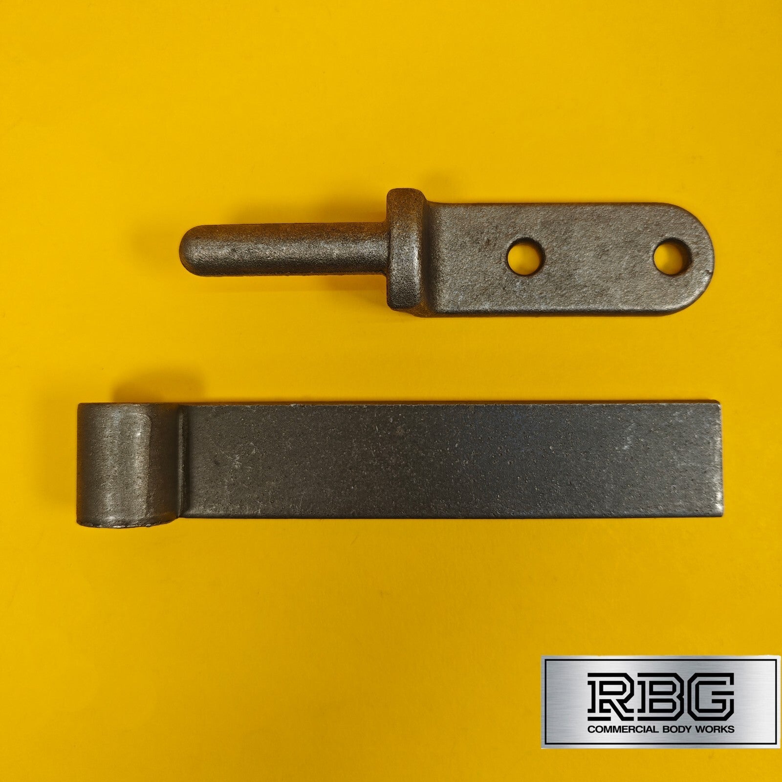 Straight Hinge & Gudgeon Pin Set Steel Trailer Truck Tipper Tailgate Dropside
