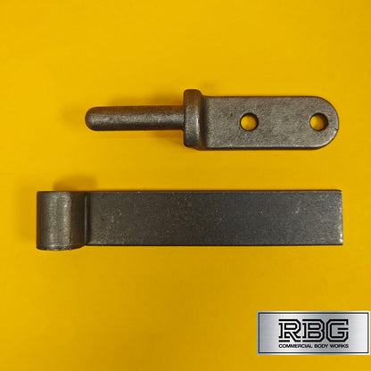 Straight Hinge & Gudgeon Pin Set Steel Trailer Truck Tipper Tailgate Dropside