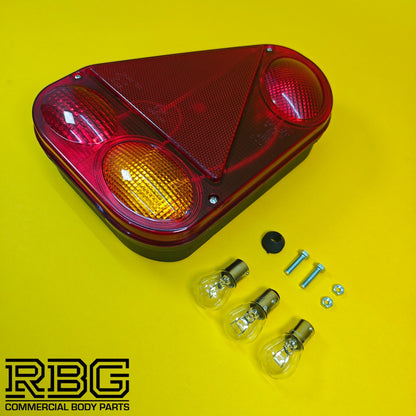 Rear Combination Lamp LEFT HAND Radex Light for Trailer Caravan 5 Function 12V