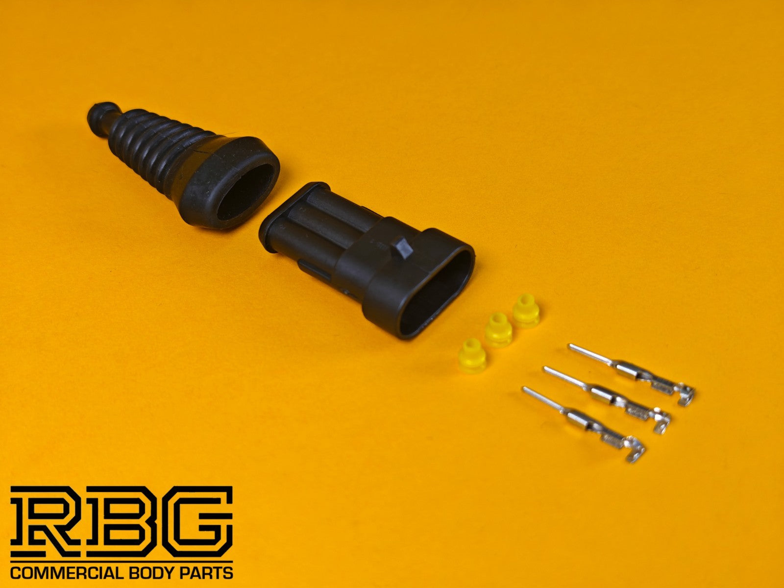 SuperSeal Connector Kit 3 Pin Female With Protective Boot AMP Waterproof IP67 TE