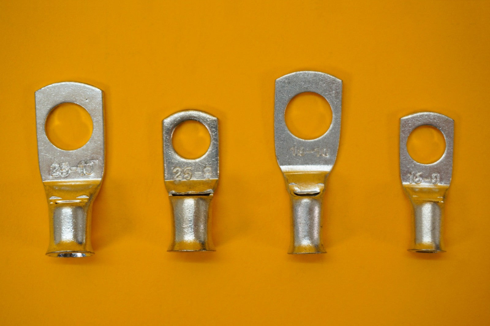 Copper Tube Lugs Battery Cable Terminals Eyelets 16mm² & 25mm² Various Packs