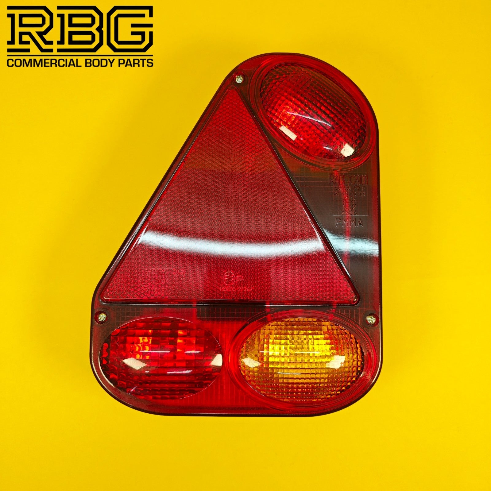 Rear Combination Lamp LEFT HAND Radex Light for Trailer Caravan 5 Function 12V
