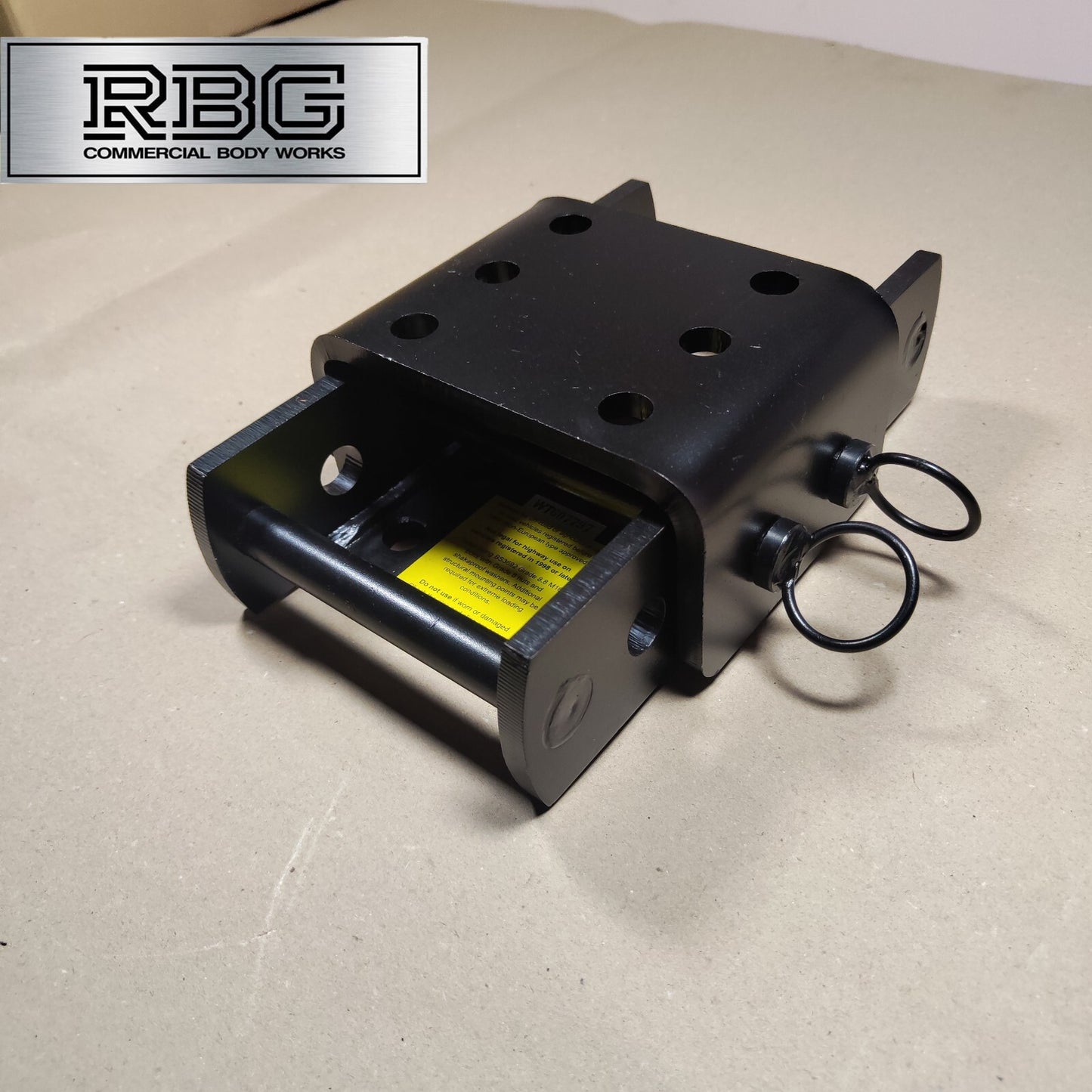 Towbar Slider Drop Plate Height Adjustable Coupling for Flange 3500kg by Maypole