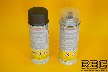 Extremely High Temperature Paint GRAPHITE + CLEAR COAT LACQUER 400ml E-TECH XHT